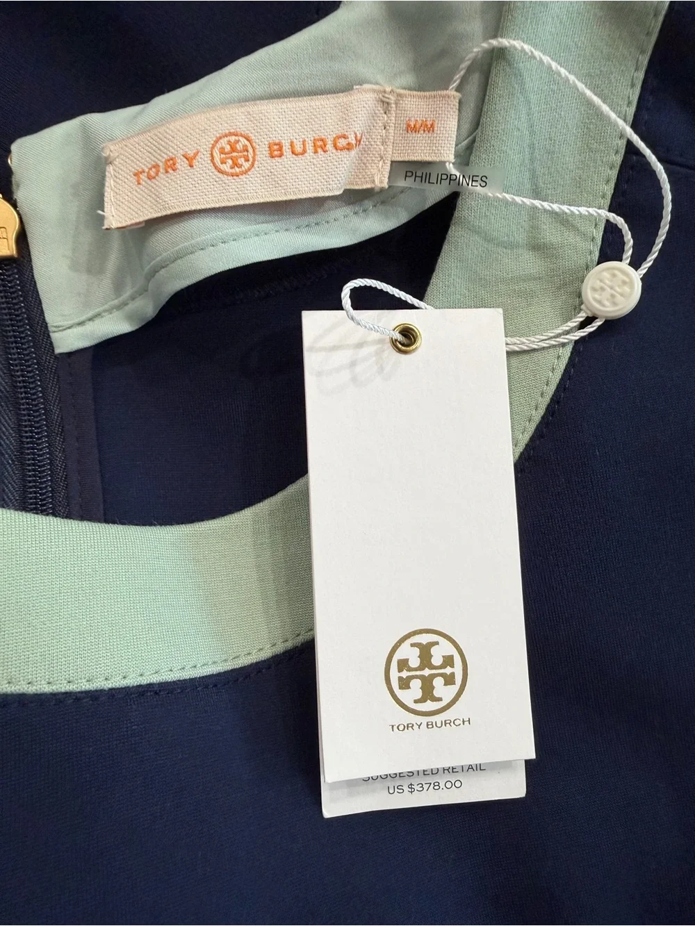 Tory Burch NWT Colorblock Ponte Dress